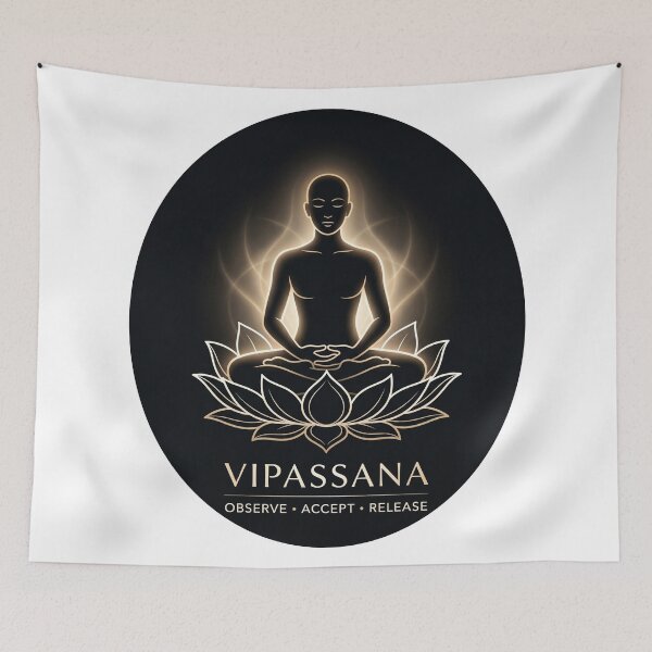 Item preview, Vipassana Meditation – Mindfulness Zen Buddhist Spiritual Calm Design designed and sold by ArtsyExplorer.