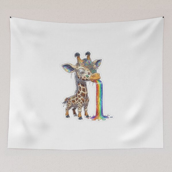 Item preview, O Brilho Urbano da Pequena Girafa de Cristal designed and sold by ShopLopos.