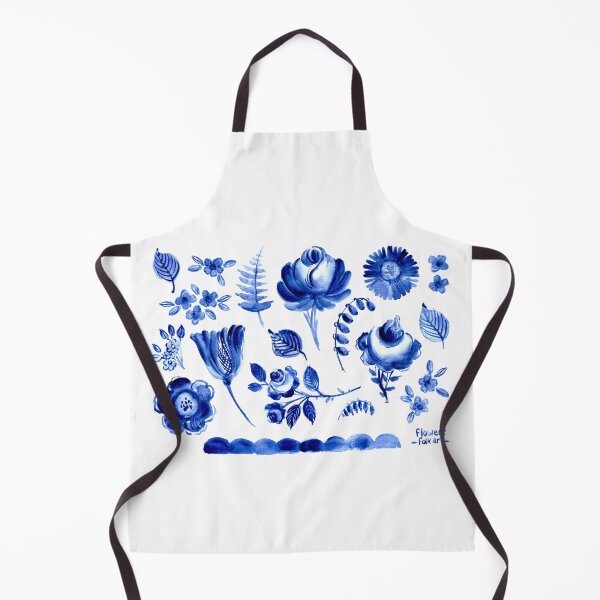 Item preview, Blue florals designed and sold by bokasin.