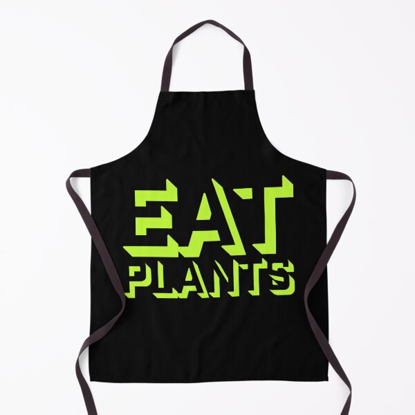 Item preview, Eat Plants Funny Vegan Vegetarian Bold Statement Quote designed and sold by shirt-o-mat.