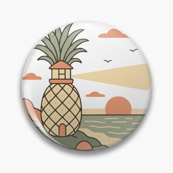 Artikelvorschau, Ananas-Leuchtturm-Glühen entworfen und verkauft von YV Designs & Stuff.