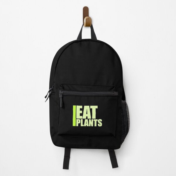 Item preview, Eat Plants Funny Vegan Vegetarian Bold Statement Quote designed and sold by shirt-o-mat.