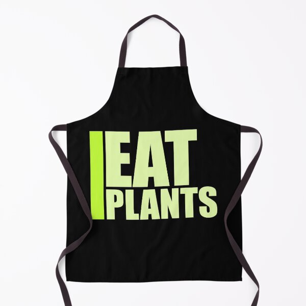 Item preview, Eat Plants Funny Vegan Vegetarian Bold Statement Quote designed and sold by shirt-o-mat.