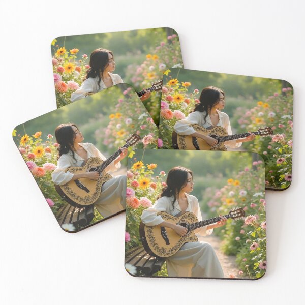 Item preview, Guitarist Girl AI Photo designed and sold by Creative Visualize.