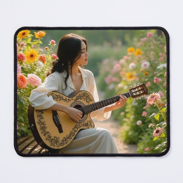 Item preview, Guitarist Girl AI Photo designed and sold by Creative Visualize.