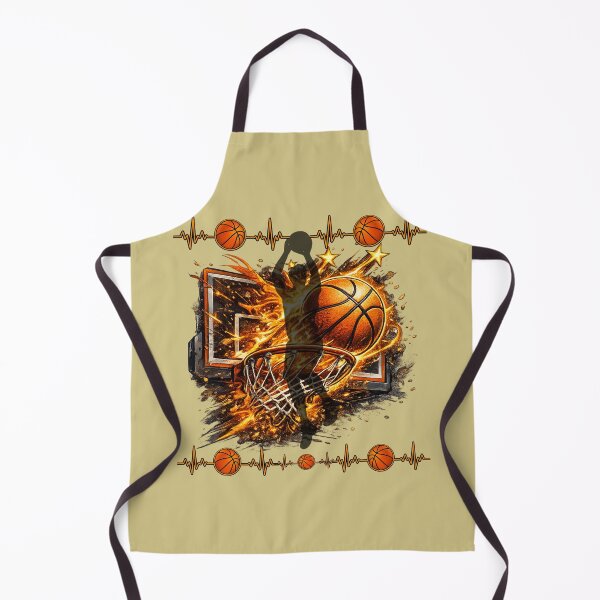 Item preview, Fiery Basketball Slam Dunk Over Hoop and Backboard With Explosive Flames and Dynamic Motion designed and sold by FireOrchid.