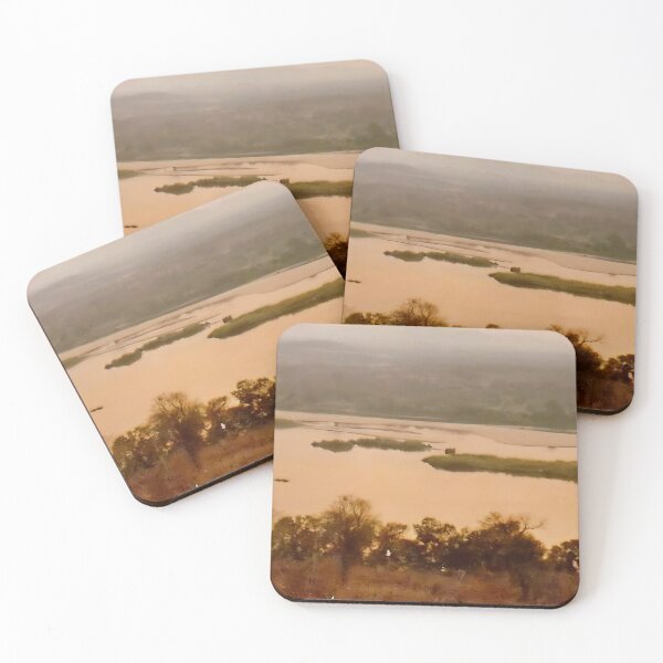 Item preview, Zambezi river Golden Hour Chirundu Zimbabwe designed and sold by JaneFlowersAfrica.