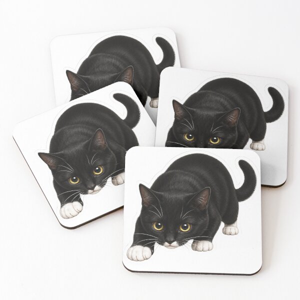 Item preview, Sneaky Cat Cartoon Cute Mischief Art designed and sold by PriyankaSonara.