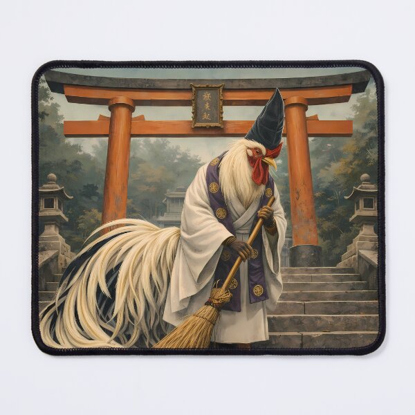 Item preview, Japanese Onagadori Sacred Bird Art designed and sold by AuraloomAtelier.