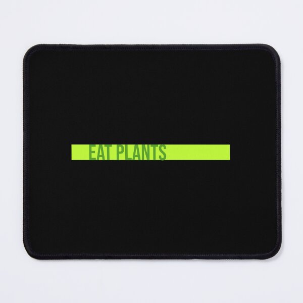 Item preview, Eat Plants Funny Vegan Vegetarian Bold Statement Quote designed and sold by shirt-o-mat.