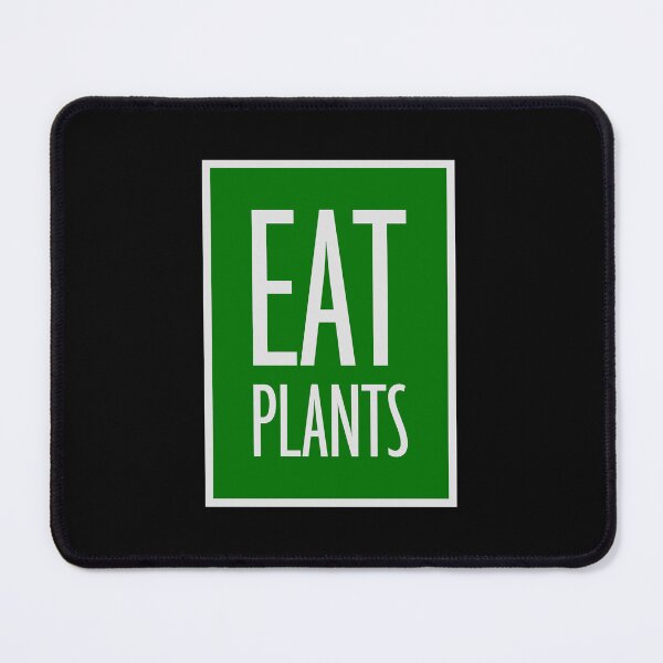 Item preview, Eat Plants Funny Vegan Vegetarian Bold Statement Quote designed and sold by shirt-o-mat.