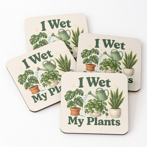 Item preview, I Wet My Plants – Cute Houseplant Watering Design designed and sold by blankTeeShirt.