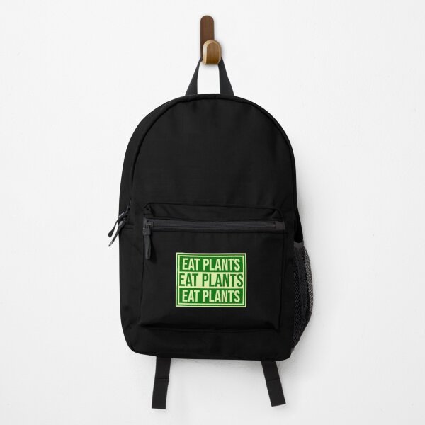 Item preview, Eat Plants Funny Vegan Vegetarian Bold Statement Quote designed and sold by shirt-o-mat.