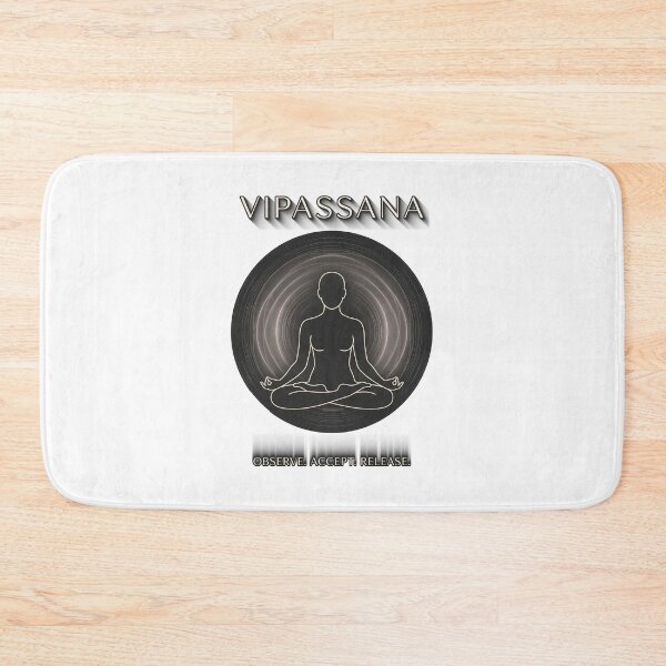 Item preview, Vipassana – Observe Accept Release | Mindfulness Zen Meditation Design designed and sold by ArtsyExplorer.