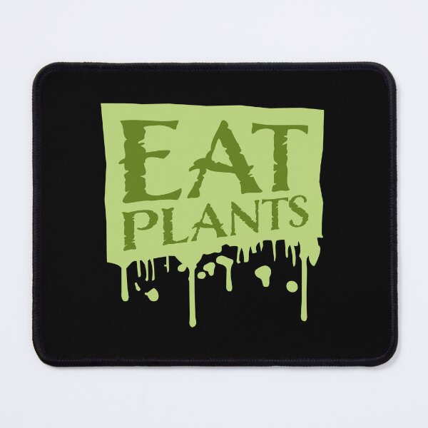 Item preview, Eat Plants Funny Vegan Vegetarian Bold Statement Quote designed and sold by shirt-o-mat.