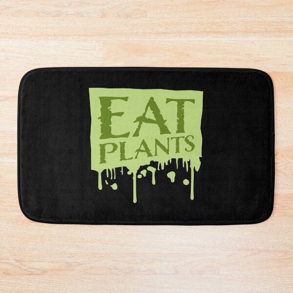 Item preview, Eat Plants Funny Vegan Vegetarian Bold Statement Quote designed and sold by shirt-o-mat.
