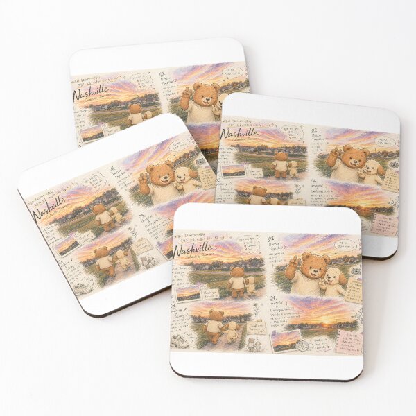 Item preview, Nashville Sunset Walk with Toto & Mong designed and sold by bubuandfriends.
