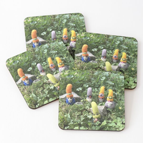 Item preview, Hand-felted gnomes in a garden landscape designed and sold by creaphyl28.