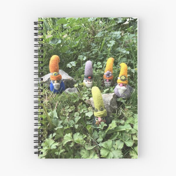 Item preview, Hand-felted gnomes in a garden landscape designed and sold by creaphyl28.