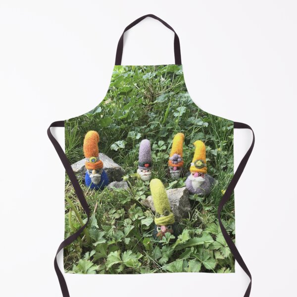 Item preview, Hand-felted gnomes in a garden landscape designed and sold by creaphyl28.