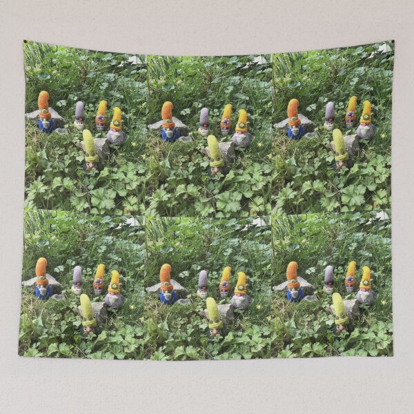 Item preview, Hand-felted gnomes in a garden landscape designed and sold by creaphyl28.