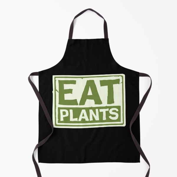 Item preview, Eat Plants Funny Vegan Vegetarian Bold Statement Quote designed and sold by shirt-o-mat.