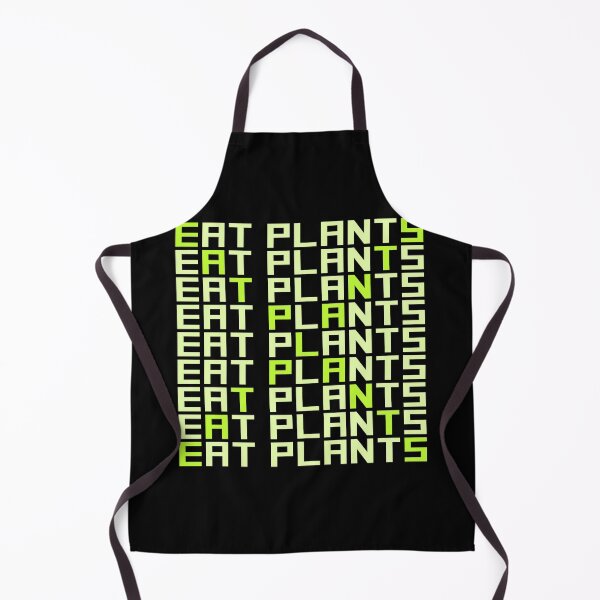 Item preview, Eat Plants Funny Vegan Vegetarian Bold Statement Quote designed and sold by shirt-o-mat.
