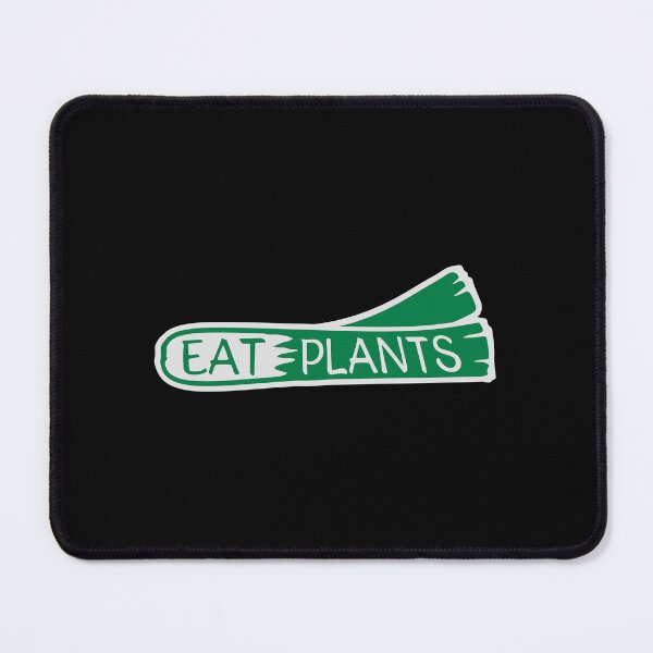 Item preview, Eat Plants Funny Vegan Vegetarian Bold Statement Quote designed and sold by shirt-o-mat.