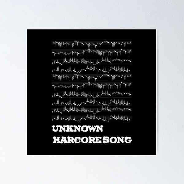 Item preview, Unknown Hardcore Song. Rockers gift. designed and sold by paulo silveira.