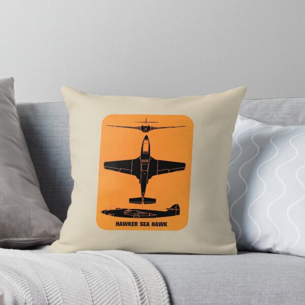 Item preview, Hawker Sea Hawk British 1950s Jet Fighter Silhouettes designed and sold by MilitaryMart.