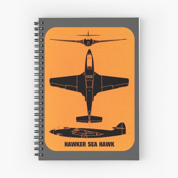 Item preview, Hawker Sea Hawk British 1950s Jet Fighter Silhouettes designed and sold by MilitaryMart.