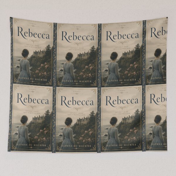 Item preview, Rebecca Vintage Book Cover Art Print | Gothic Literary Wall Art designed and sold by Grand Illusions.