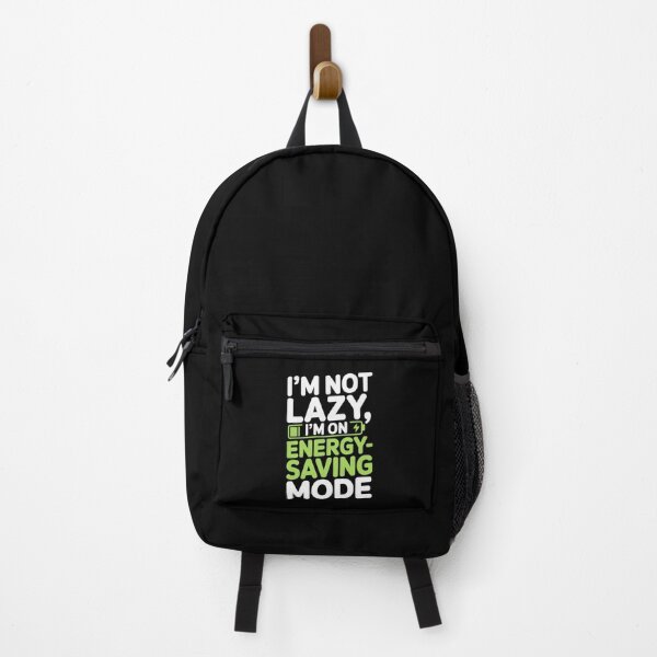 Item preview, I’m Not Lazy I’m On Energy Saving Mode Funny Quote Battery Typography T-Shirt designed and sold by ABLAT-CREATIONS.