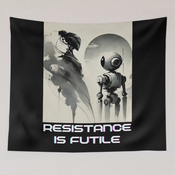 Item preview, Humanoid Robot The Bots Are Coming AI Sci Fi Futuristic Android AI Tech Graphic Tee designed and sold by TEEJAMBOREE.