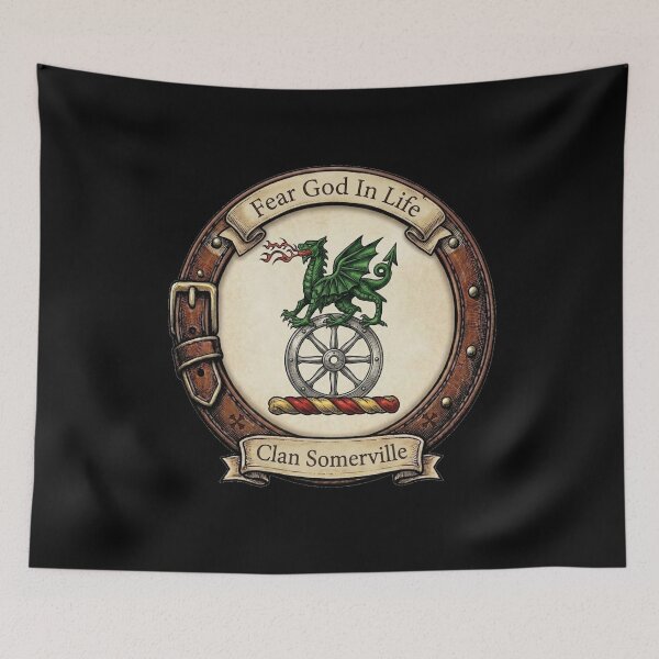 Item preview, Clan Somerville Crest designed and sold by BagTown Clans.