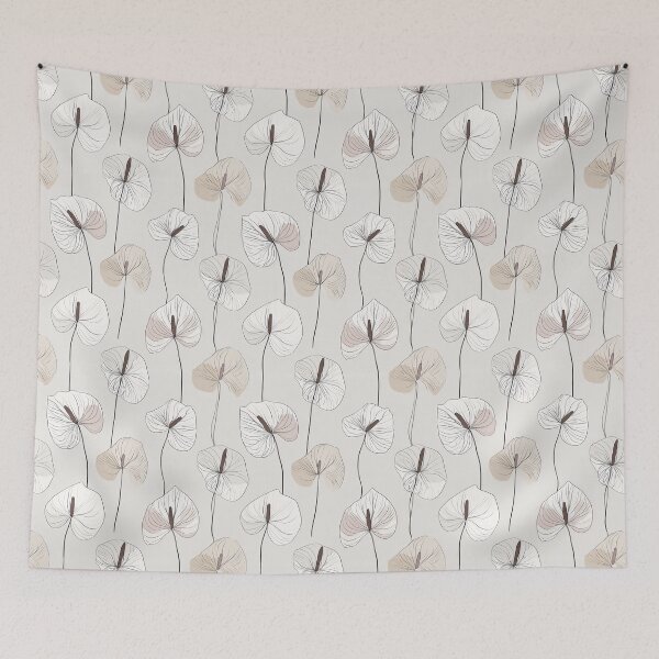 Item preview, Graceful Tropical Floral Texture  - Birthday Flower Print  - Gifts For Sister designed and sold by RoyalStarsPatts.