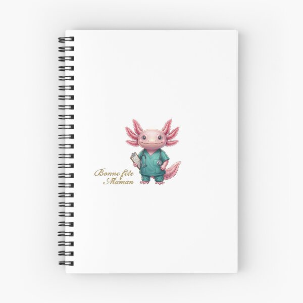 Item preview, World's Best Nurse 2026 - Cute Pink Axolotl Heroine designed and sold by KreativStudioFr.
