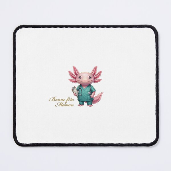 Item preview, World's Best Nurse 2026 - Cute Pink Axolotl Heroine designed and sold by KreativStudioFr.