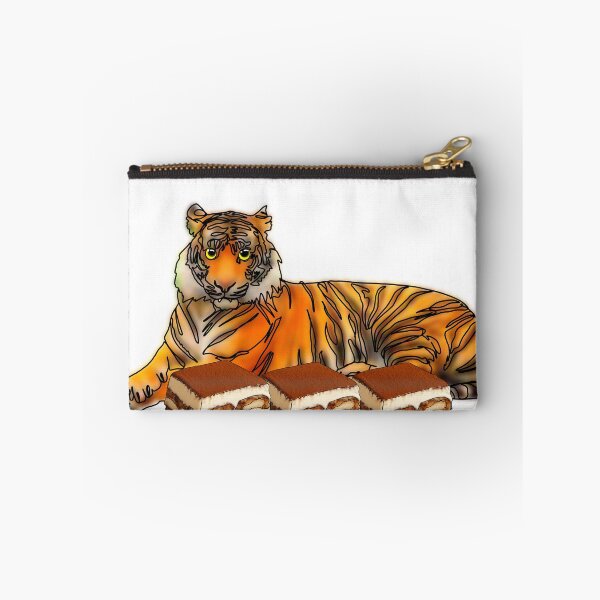 Item preview, Maple the Tiger With tiramisu mukbang– Animalzandfood  designed and sold by Ashley’sAnimalz.
