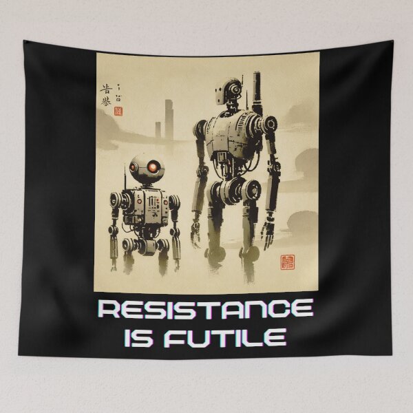 Item preview, Humanoid Robot The Bots Are Coming AI Sci Fi Futuristic Android AI Tech Graphic Tee designed and sold by TEEJAMBOREE.