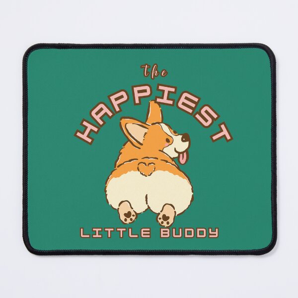 Item preview, Happiest Little Buddy Cute Corgi Dog designed and sold by TheBeeKindSpace.