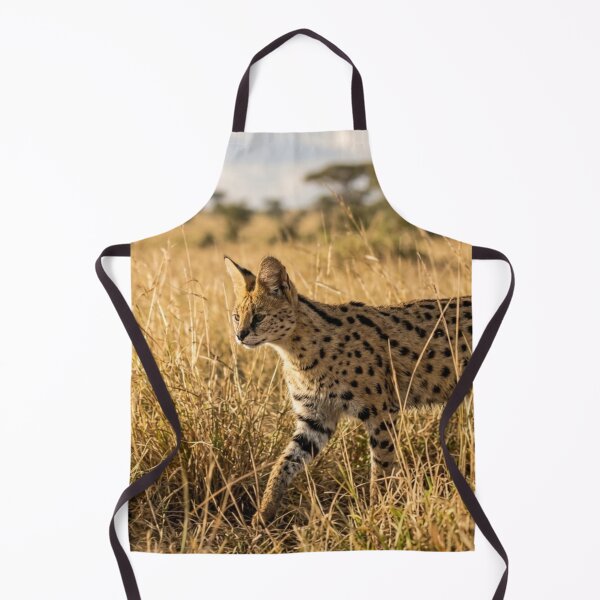 Item preview, Serval in the tall grass designed and sold by Malisa345.