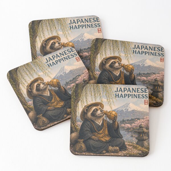 Item preview, Japanese Tanuki Monk Folklore Spirit designed and sold by AuraloomAtelier.