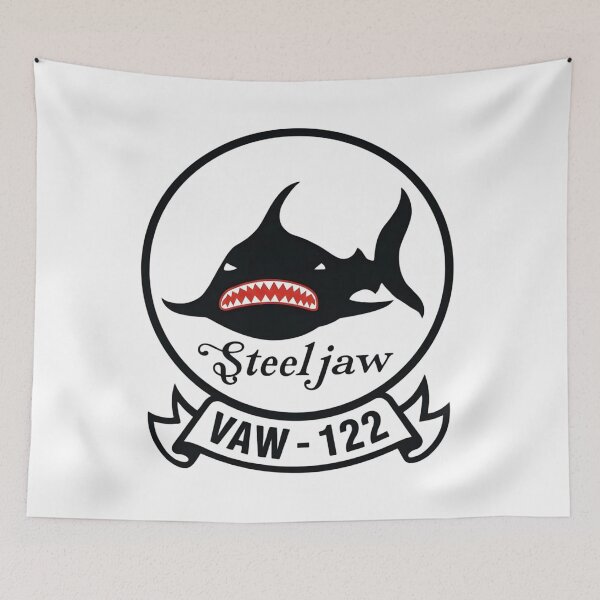 Item preview, VAW-122 Steeljaw Squadron Insignia designed and sold by CharlieDesings.