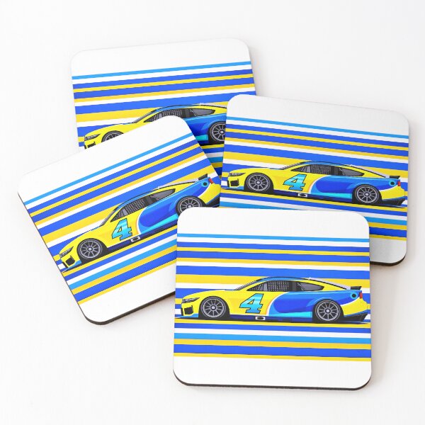 Item preview, 2026 Noah Gragson #4 Yellow & Blue Nascar  designed and sold by PitWallArt.