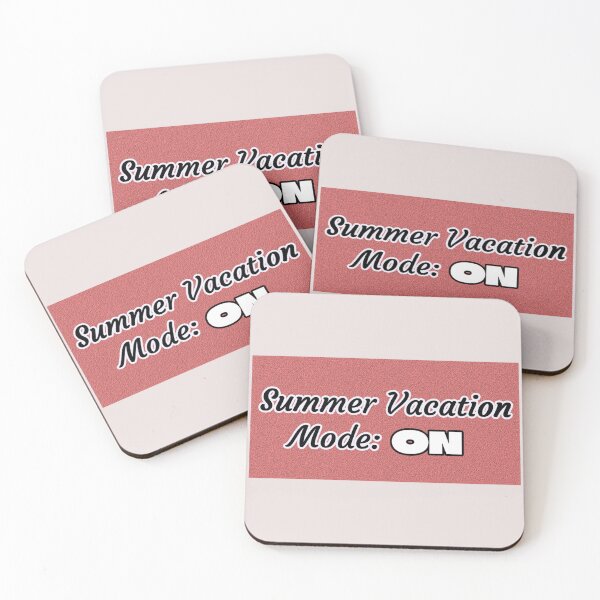 Item preview, Summer Vacation Mode On Stylish Typography Holiday Travel Design designed and sold by PixelParinda.