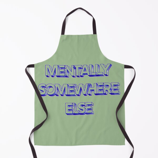 Item preview, Mentally Somewhere Else Retro Typography Design designed and sold by CreativePallavi.