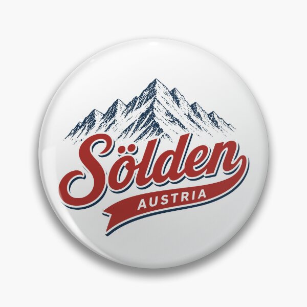 Item preview, Sölden Austria Alpine Mountain Ski Resort Retro Graphic designed and sold by JackCurtis1991.