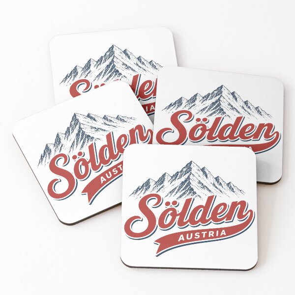 Item preview, Sölden Austria Alpine Mountain Ski Resort Retro Graphic designed and sold by JackCurtis1991.