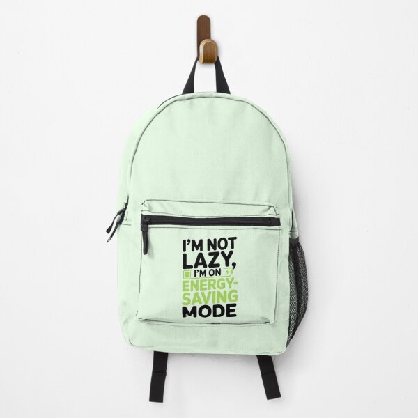 Item preview, I’m Not Lazy I’m On Energy Saving Mode Funny Quote Battery Typography T-Shirt designed and sold by ABLAT-CREATIONS.